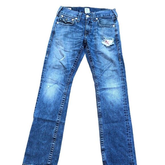 True Religion Jeans Size 29 RICKY Blue - Picture 3 of 8